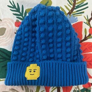 EUC Toddler 2 - 5 year old Lego Beanie Winter Blue Hat